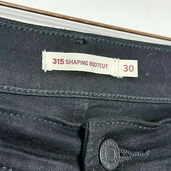 Levi’s Black 315 Shaping Boot Cut Jeans - Picture 6 of 9